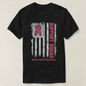 Breast kanker Shirten Support Squad Breast Cancer  T-shirt (Design voorkant)