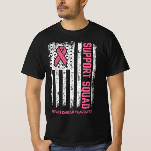 Breast kanker Shirten Support Squad Breast Cancer T-shirt