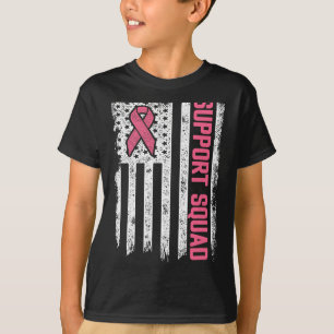 Breast kanker Shirten Support Squad Breast Cancer  T-shirt