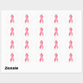 Breast kankerlint Origineel ontwerp! Ronde Sticker (Vel)