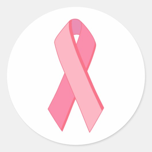 Breast kankerlint Origineel ontwerp! Ronde Sticker (Voorkant)