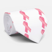 Breast kankerlint Origineel ontwerp! Stropdas (Opgerold)