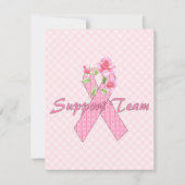 Breast kankerondersteuningsteam kaart (Voorkant)