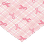 Breast kankerroze lintpatroon korte tafelloper (Hoek)