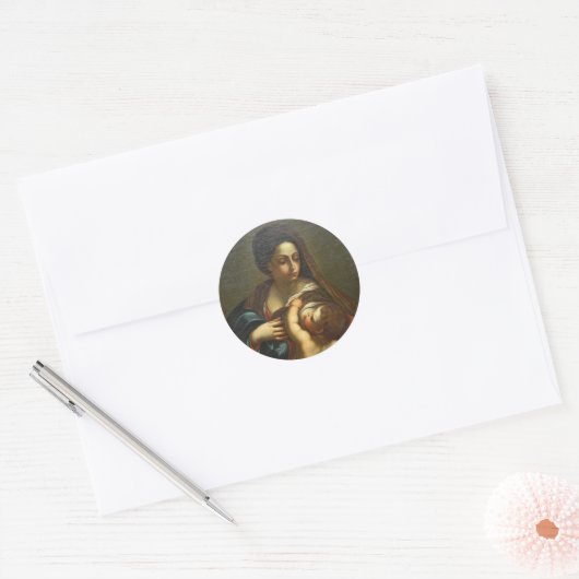 BREAST VAN MAART RONDE STICKER (Envelop)