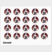 BREAST VAN MAART RONDE STICKER (Vel)