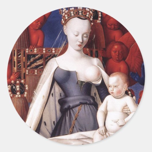BREAST VAN MAART RONDE STICKER (Voorkant)