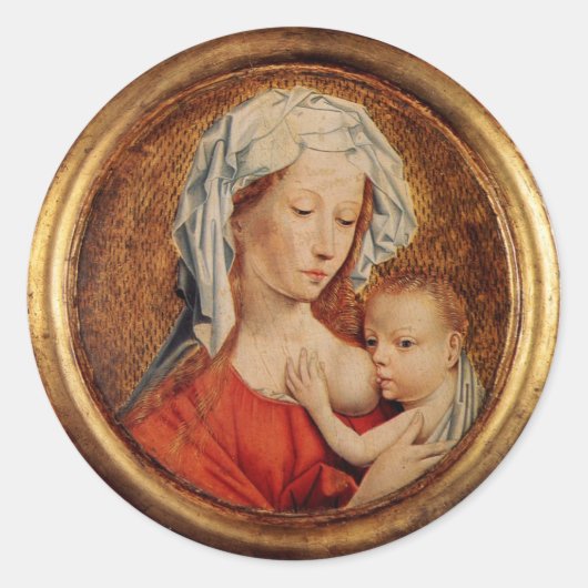 BREAST VAN MAART RONDE STICKER (Voorkant)