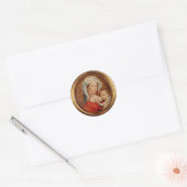 BREAST VAN MAART RONDE STICKER (Envelop)