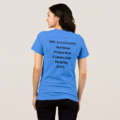 Breastfeeding Nutrition Protection Connection  Tri-Blend Shirt (Achterkant volledig)