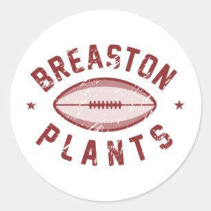 Breaston Planten Fantasy Football Ronde Sticker