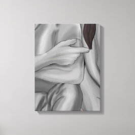Breath Before Touch II – Een pauze in de tijd Canvas Afdruk