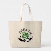 Breath Grote Tote Bag (Achterkant)