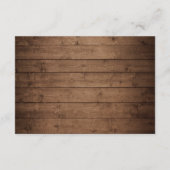 Breath Mason Jar Lights Wedding Reception Informatiekaartje (Achterkant)