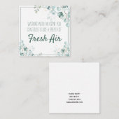 Breath of Fresh Air Vastgoed Marketing Notitiekaartje (Voorkant / Achterkant)
