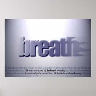 Breath Poster
