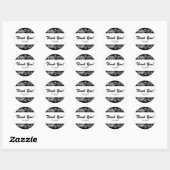 Breath Weddenkers voor zwarte en witte baby's Ronde Sticker (Vel)