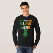 Breathalizer Blow Here St Patricks Day Pineapple S T-shirt (Voorkant volledig)