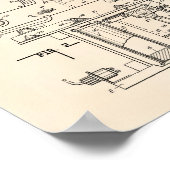 Breathalyzer Policeman 1958 Patent - Old Peper Poster (Hoek)