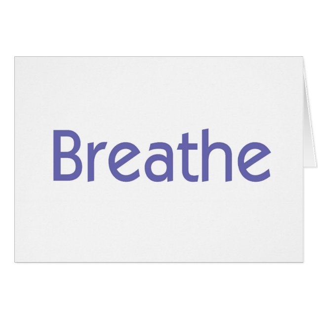 Breathe (Voorkant Horizontaal)