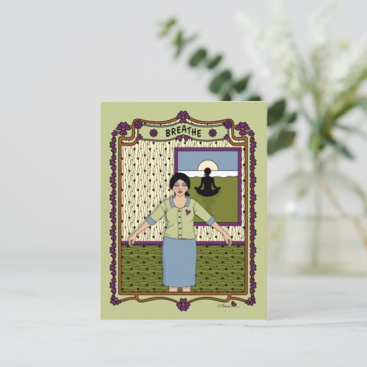 Breathe_A_ Briefkaart (Staand voorkant)