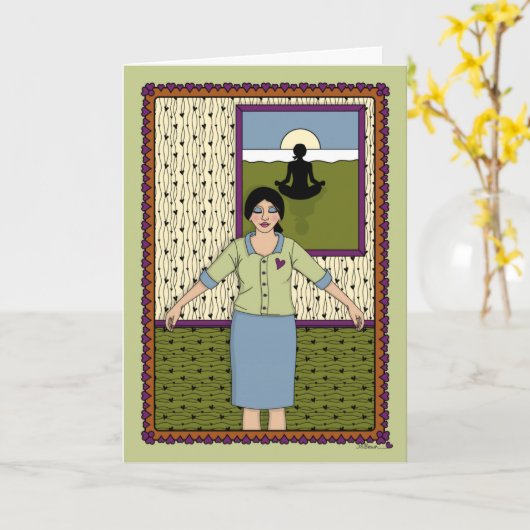 Breathe_A_Greeting Kaart (Gele Bloem)