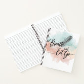 Breathe and Let Go Notitieboek (Binnen)