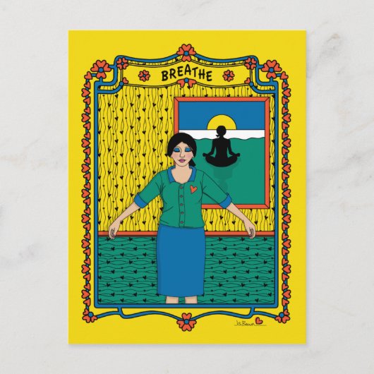 Breathe_B_ Briefkaart (Voorkant)