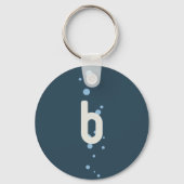 Breathe - Blue Key Ring Sleutelhanger (Voorkant)
