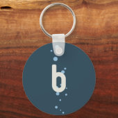 Breathe - Blue Key Ring Sleutelhanger (Voorkant)