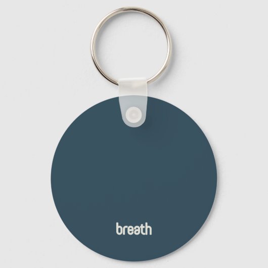 Breathe - Blue Key Ring Sleutelhanger (Achterkant)