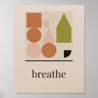 Breathe Boho Terracotta Zon Boog Muur Kunst Poster