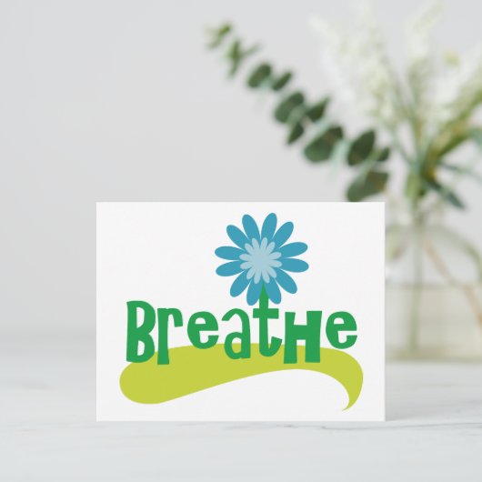 Breathe Briefkaart (Staand voorkant)