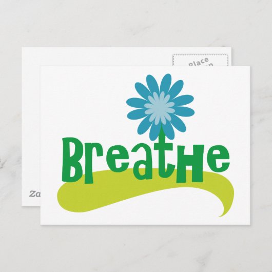 Breathe Briefkaart (Voorkant / Achterkant)