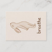 Breathe Bunny Mini Bijkaart Informatiekaartje (Voorkant)