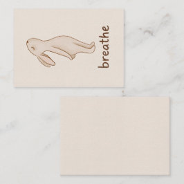 Breathe Bunny Mini Enclosure Card Informatiekaartje