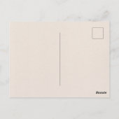 Breathe Bunny Postcard Briefkaart (Achterkant)