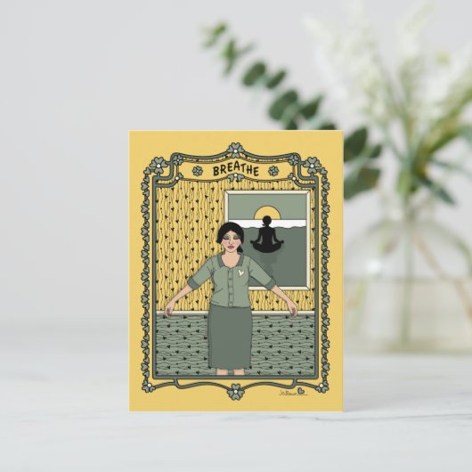 Breathe_C_ Briefkaart (Staand voorkant)
