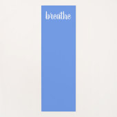 Breathe Cornflower Blue Yoga Mat (Voorkant)