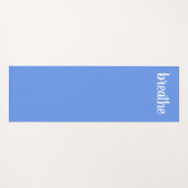 Breathe Cornflower Blue Yoga Mat (Voorkant (horizontaal))