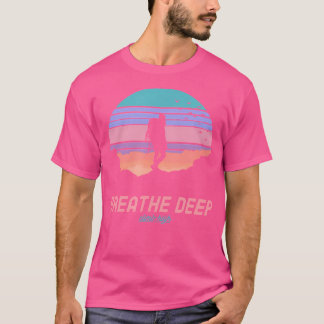 Breathe Deep Climb High - Wandelen Camping Backpac T-shirt