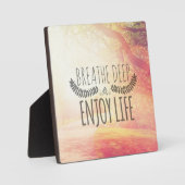 Breathe Deep Fotoplaat (Voorkant)