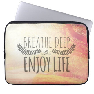 Breathe Deep Laptop Sleeve