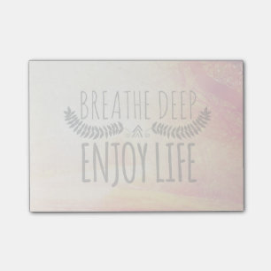 Breathe Deep Post-it® Notes