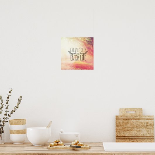 Breathe Deep Poster (Keuken)