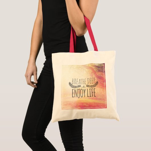 Breathe Deep Tote Bag (Voorkant (product))