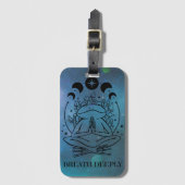 Breathe Deeply Bagagelabel (Voorkant (verticaal))