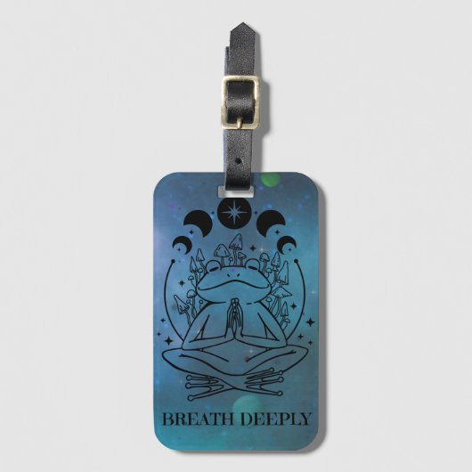 Breathe Deeply Bagagelabel (Voorkant (verticaal))