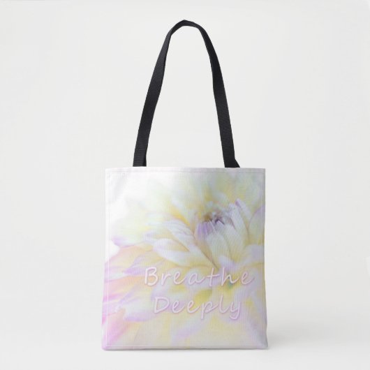 Breathe Deeply Tote Bag (Voorkant)