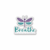 Breathe Dragonfly Suicide Prevention mental health Sticker (Voorkant)